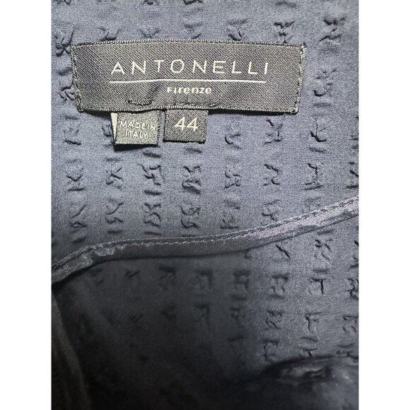 ANTONELLI FIRENZE  BLUE Shift  DRESS SZ 44 EUR/US M 8 US Italy - Picture 8 of 10